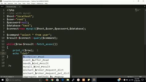 PHP mysqli.